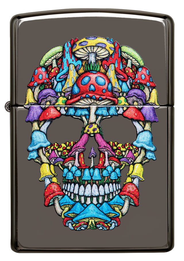 Zippo Black Ice Coloured Skull - 91135