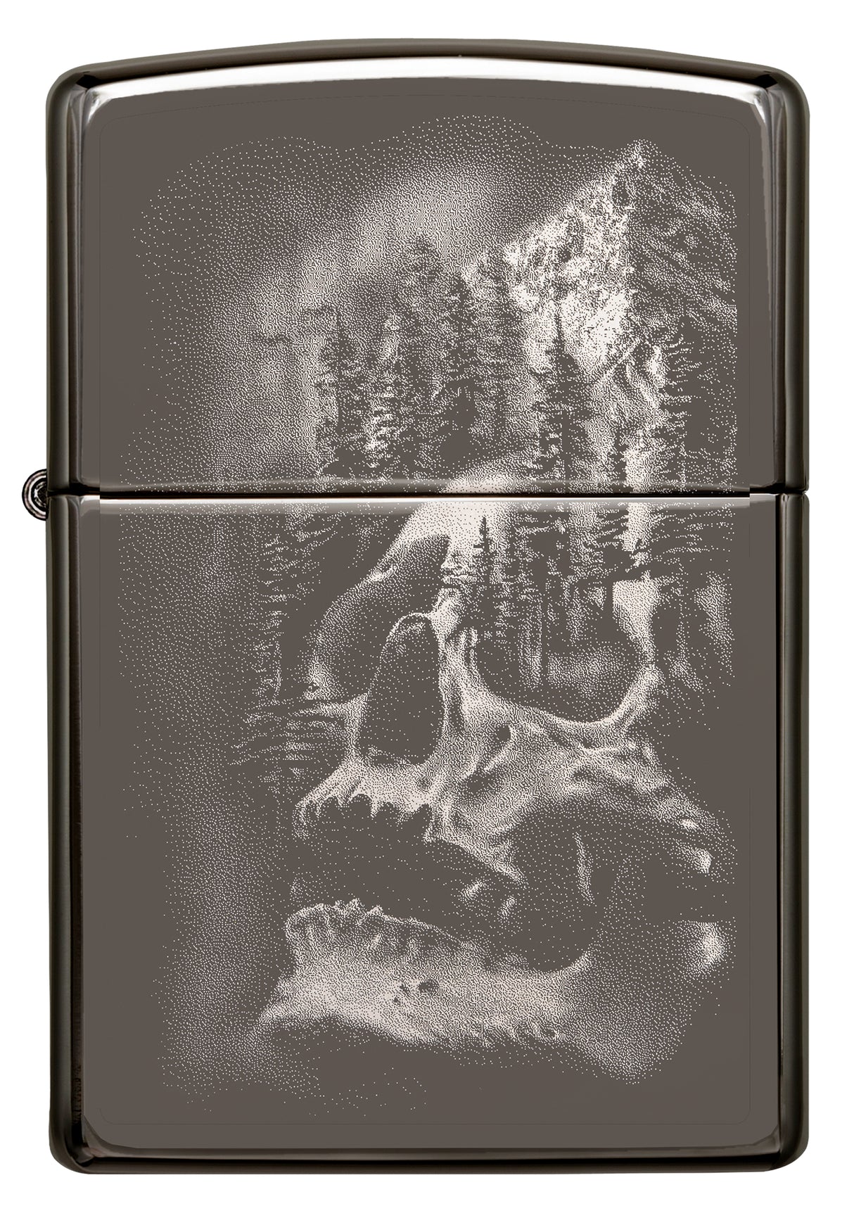 Zippo Black Ice Skull Mountain - 91141