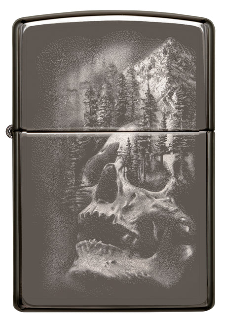 Zippo Black Ice Skull Mountain - 91141