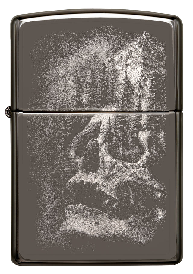 Zippo Black Ice Skull Mountain - 91141