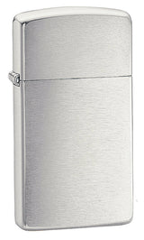 Zippo Brushed Finish Chrome Slim - 91600