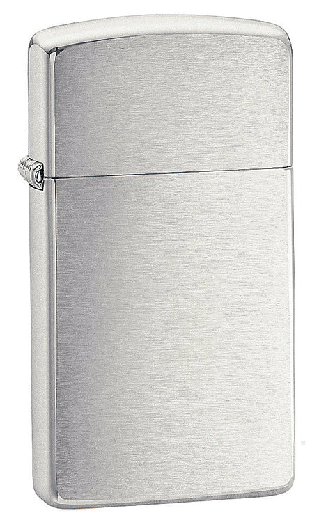 Zippo Brushed Finish Chrome Slim - 91600