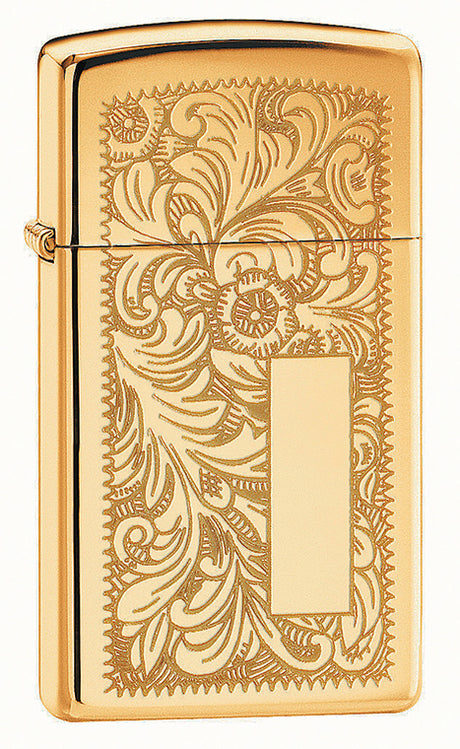 Zippo Venetian Slim High Polished Brass - 91653