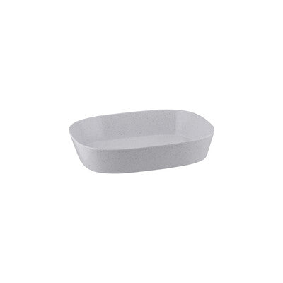 916622-GY - Ryner Melamine Ryner Glass Rectangular Dish - 1/2 Size, 65Mm