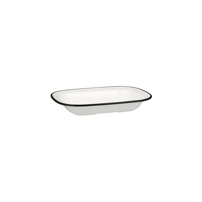 91685-BK - Ryner Melamine Ryner Glass Rectangular Dish - 200X145X45Mm (Set of 12)
