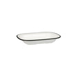 91686-BK - Ryner Melamine Ryner Glass Rectangular Dish - 230X176X45Mm (Set of 12)