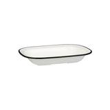 91687-BK - Ryner Melamine Ryner Glass Rectangular Dish - 270X200X42Mm (Set of 12)