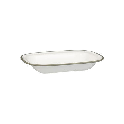 91687-BK - Ryner Melamine Ryner Glass Rectangular Dish - 270X200X42Mm (Set of 12)