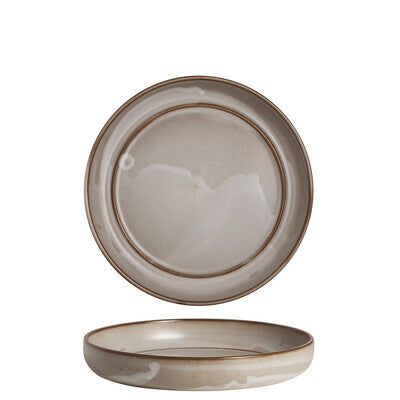 Pottr Fire WALLED PLATE 170mm Ø SMOKE