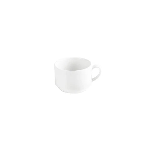 Tablekraft Core White Banquet Coffee Cup Stack 220ml 85x65mm (Sold in sets of 6)