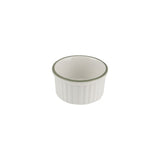 924003 - Ribbed Ramekin-80mm Ø / 41mm H (Sets of 12) Homestead Olive