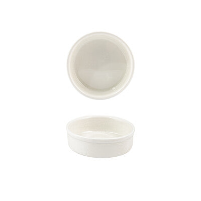 926502 - TAPAS DISH - 100mm Ø (sets of 6) Moda Porcelain SNOW