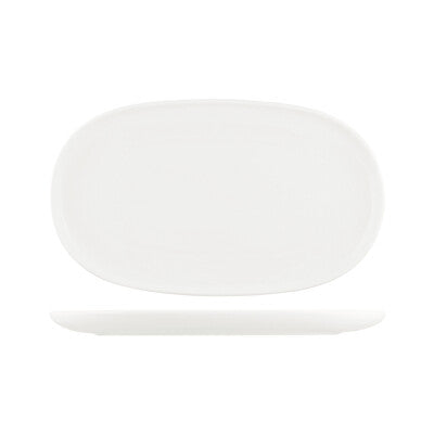 926546 - OVAL COUPE PLATE-405x240mm (Sets of 3) Moda Porcelain SNOW
