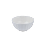 927276 - Round Bowl SCALLOP (Sets of 4) SNOW