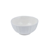 927277 - ROUND BOWL-140mm Ø SCALLOP (Sets of 6) SNOW