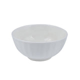 927276 - Round Bowl SCALLOP (Sets of 4) SNOW