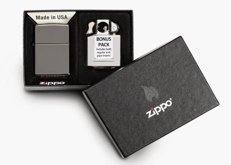 Zippo Black Ice w/ Pipe Insert - 93789