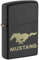 Zippo Ford Mustang Black Crackle