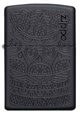 Zippo Swirl Pattern Black Matte - 93989