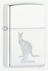 Zippo Australian Kangaroo High Polished Chrome - 94003
