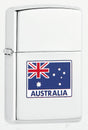 Zippo Australian Flag High Polished Chrome - 94100
