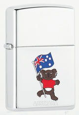 Zippo Australian Koala with Flag High Polished Chrome - 94102