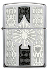 Zippo Ace High Polished Chrome - 94196