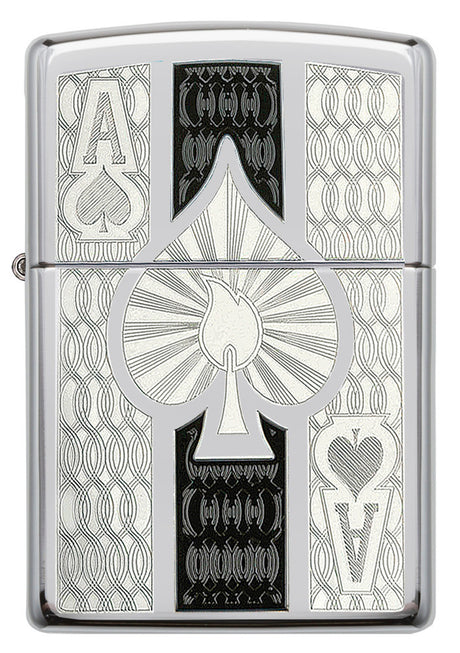 Zippo Ace High Polished Chrome - 94196