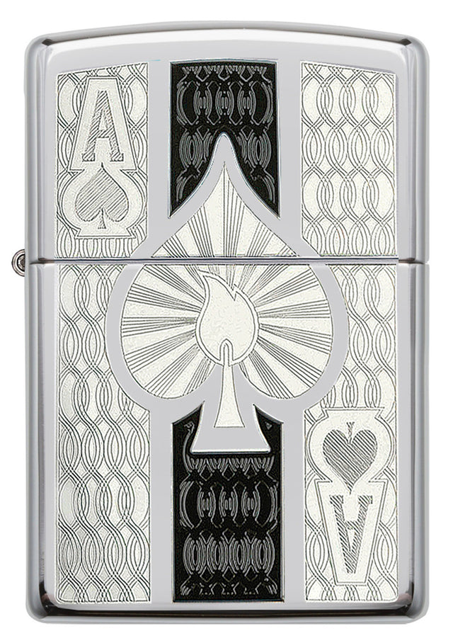Zippo Ace High Polished Chrome - 94196
