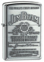 Zippo Jim Beam® Full Label Pewter Chip High Polished Chrome - 94257