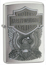 Zippo Harley Davidson® Black Ice Eagle Logo - 94721
