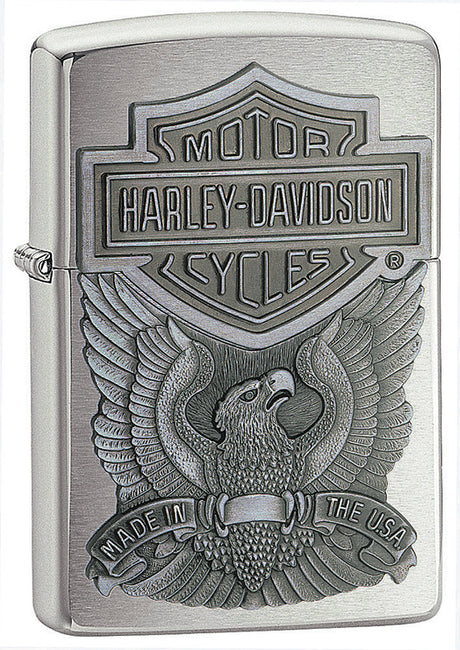 Zippo Harley Davidson® Black Ice Eagle Logo - 94721