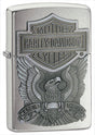 Zippo Harley Davidson® Black Ice Eagle Logo - 94721