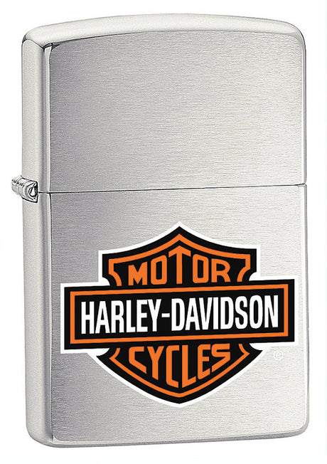 Zippo Harley Davidson® Logo Colour Brushed Chrome - 94730