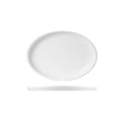 94841 - White Album Oval Plate Flared 285X180X40Mm (U3217) (Sold in 