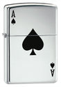 Zippo Lucky Ace High Polished Chrome - 95411
