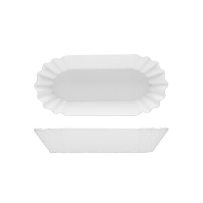 958025 - FORTESSA Plate-215x100mm - White (Set of 4)