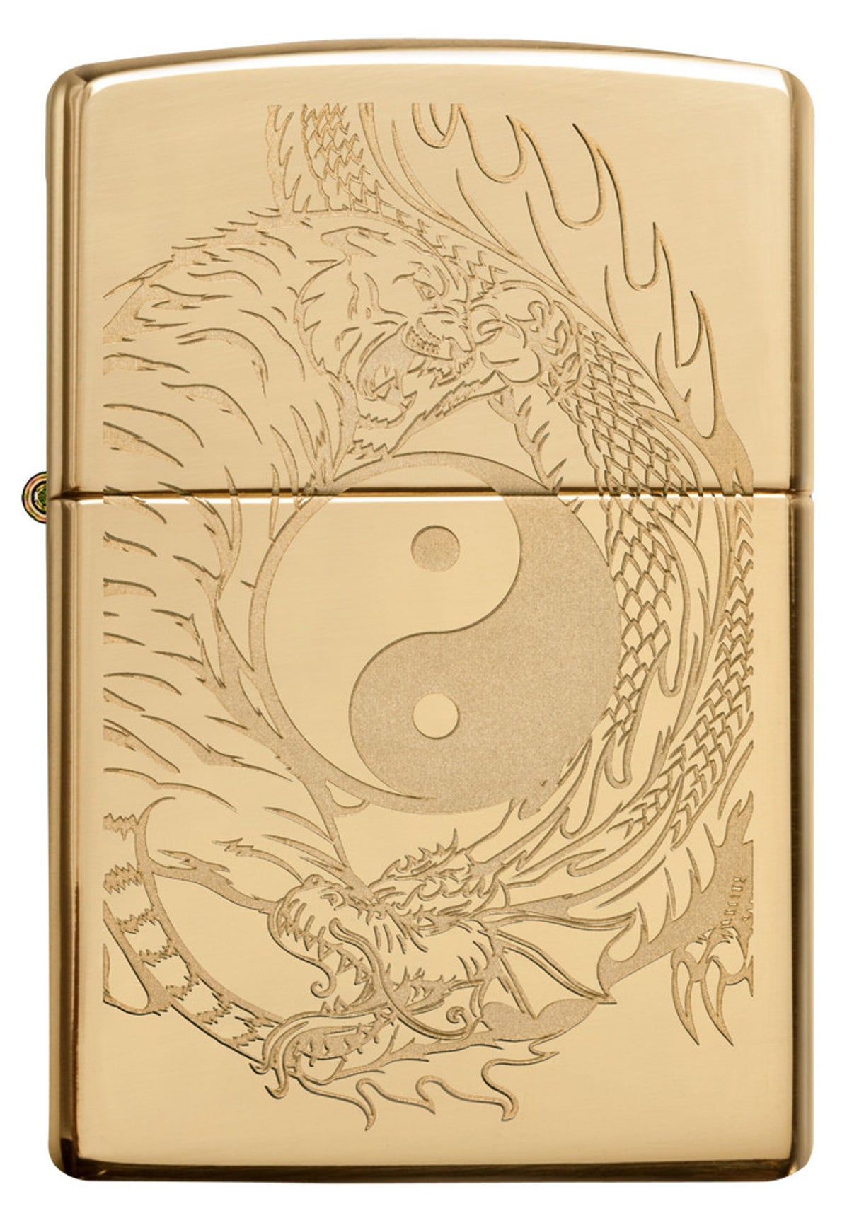 Zippo Ying Yang High Polished Brass - 96024