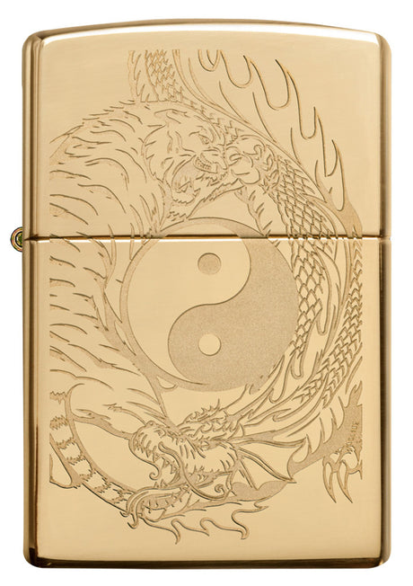 Zippo Ying Yang High Polished Brass - 96024