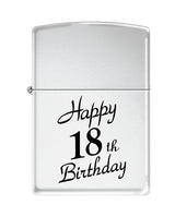 Zippo Happy 18th High Polished Chrome - 96035