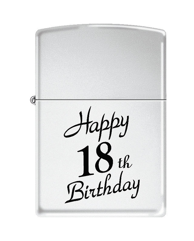 Zippo Happy 18th High Polished Chrome - 96035
