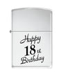 Zippo Happy 18th High Polished Chrome - 96035