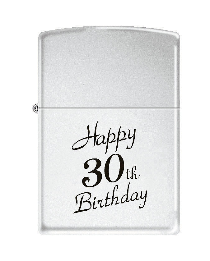 Zippo Happy 30th High Polished Chrome - 96038