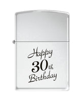 Zippo Happy 30th High Polished Chrome - 96038