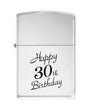 Zippo Happy 30th High Polished Chrome - 96038