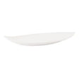 96721 - RYNER Tableware Ryner Glass Olive Shape Plate-350Mm (Set of 24)
