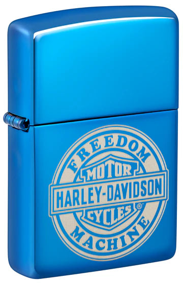Zippo Harley-Davidson® High Polish Blue