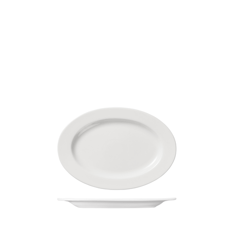 Oval Plate Wide Rim 220Mm