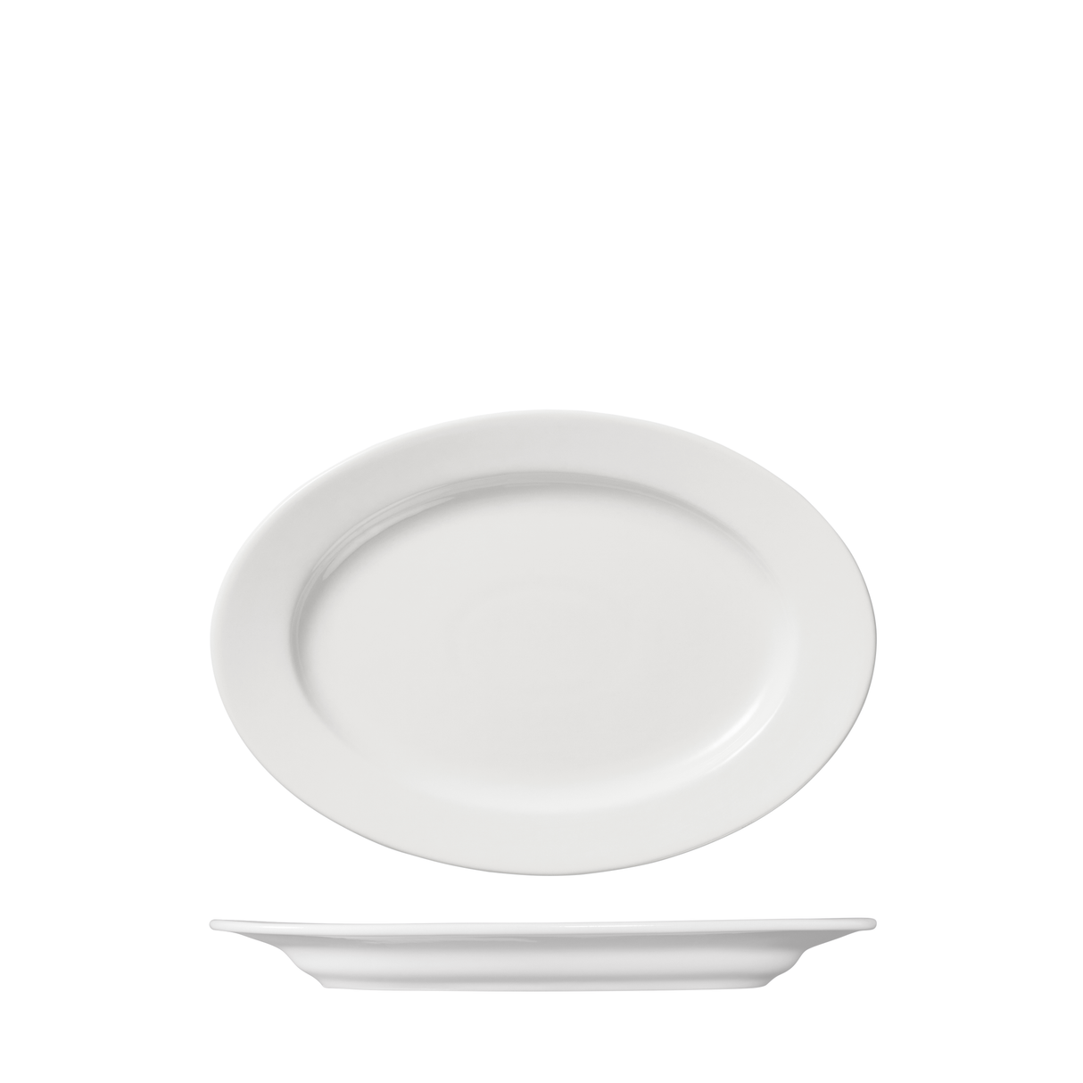 Oval Plate Wide Rim 260Mm