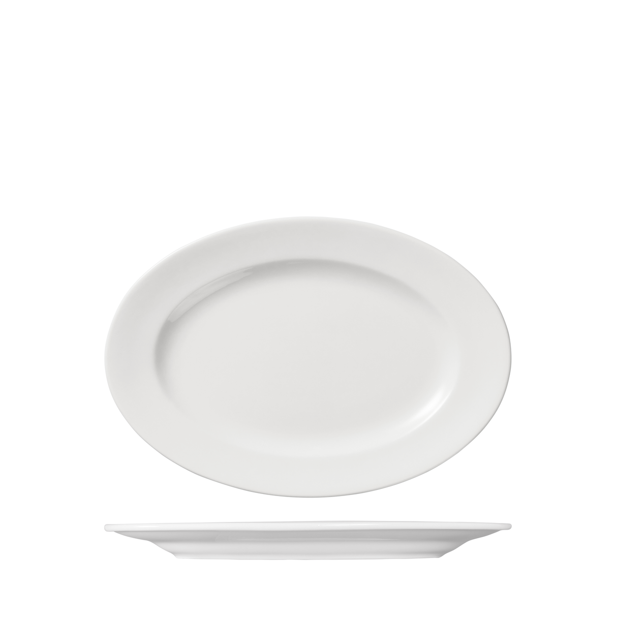 Oval Plate Wide Rim 280Mm
